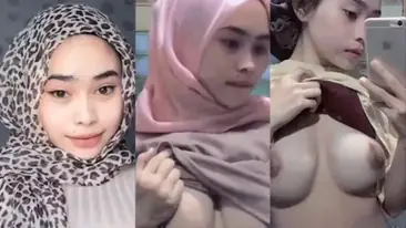 Bokep Jilbab Hijab Pink Cantik Pamer Tubuh Mulus poster